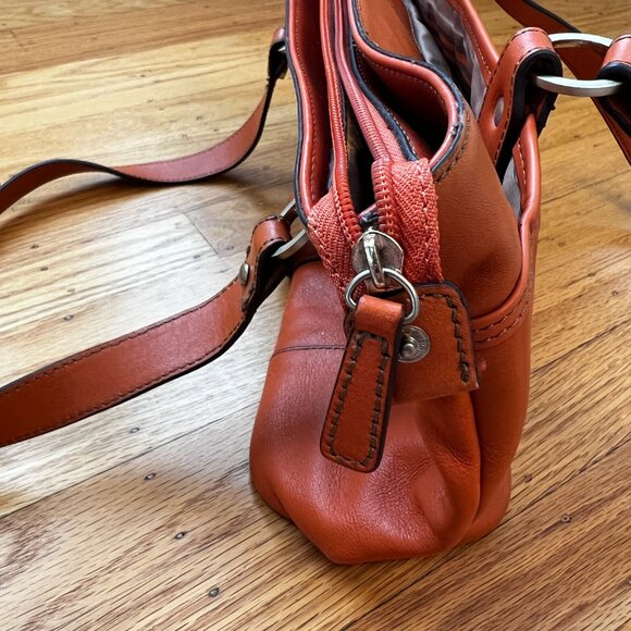 Orange Etienne Aigner Leather Purse - Picture 4 of 14